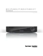 Harman Kardon BDS 577 Quick Start Manual preview