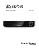 Harman Kardon BDS 580 Owner'S Manual preview