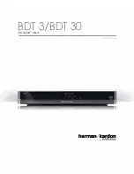 Preview for 1 page of Harman Kardon BDT 3 Owner'S Manual