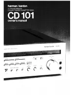 Harman Kardon CD101 Owner'S Manual preview