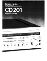 Предварительный просмотр 1 страницы Harman Kardon CD201 Owner'S Manual