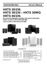 Harman Kardon Cen-TS20/30 Service Manual preview