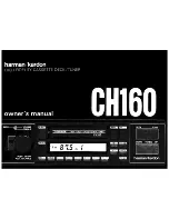 Harman Kardon CH160 Owner'S Manual preview