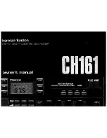 Предварительный просмотр 1 страницы Harman Kardon CH161 Owner'S Manual