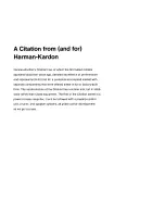 Предварительный просмотр 2 страницы Harman Kardon CITATION 12 Reporting Manual