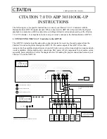 Harman Kardon CITATION 7.0 Hook-Up Instructions preview