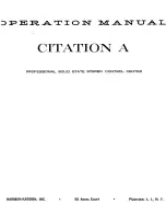 Предварительный просмотр 2 страницы Harman Kardon CITATION A Operation Manual