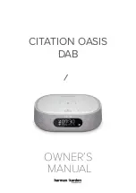 Harman Kardon CITATION OASIS Owner'S Manual preview