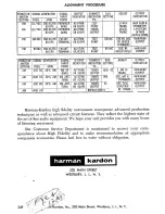 Preview for 12 page of Harman Kardon Concerto TP200 Owner'S Manual