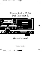 Предварительный просмотр 2 страницы Harman Kardon DC520 Owner'S Manual