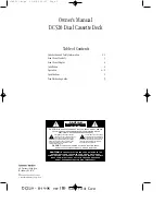 Предварительный просмотр 3 страницы Harman Kardon DC520 Owner'S Manual