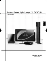 Harman Kardon DIGITAL LOUNGE 232 EX/240 HD Handleiding preview