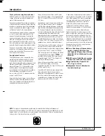 Preview for 3 page of Harman Kardon Digital Lounge 232 EX/240 HD Owner'S Manual