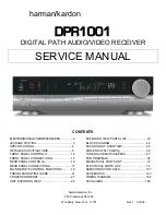 Harman Kardon DPR 1001 Service Manual предпросмотр