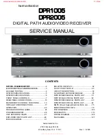 Preview for 1 page of Harman Kardon DPR 1005 Service Manual