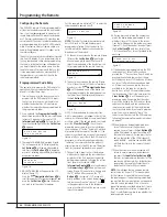 Preview for 46 page of Harman Kardon DPR 2005 Owner'S Manual