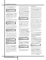 Preview for 48 page of Harman Kardon DPR 2005 Owner'S Manual