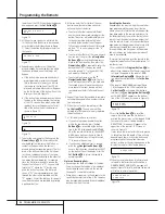 Preview for 54 page of Harman Kardon DPR 2005 Owner'S Manual