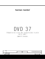 Harman Kardon DVD 37 Owner'S Manual preview