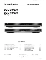 Harman Kardon DVD 39/230 Service Manual preview