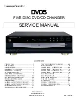 Harman Kardon DVD 5 Service Manual preview