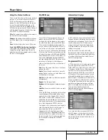 Preview for 19 page of Harman Kardon DVD 506 Owner'S Manual