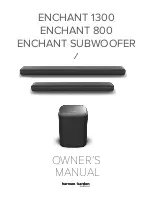 Harman Kardon ENCHANT 1300 Owner'S Manual предпросмотр