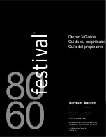 Harman Kardon FESTIVAL 60 Owner'S Manual preview