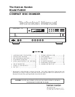 Harman Kardon FL 8350 Technical Manual preview