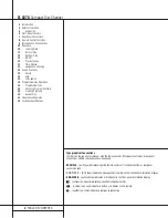 Preview for 3 page of Harman Kardon FL 8370 Owner'S Manual