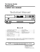 Harman Kardon FL 8370 Technical Manual preview