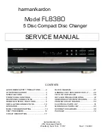 Preview for 1 page of Harman Kardon FL 8380 Service Manual