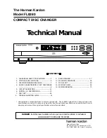 Harman Kardon FL 8380 Technical Manual preview