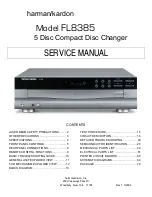 Preview for 1 page of Harman Kardon FL 8385 Service Manual