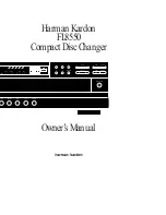 Preview for 1 page of Harman Kardon FL 8550 Owner'S Manual