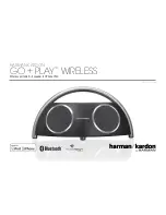 Harman Kardon GO + P L AY WIRELESS Owner'S Manual предпросмотр