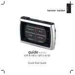 Harman Kardon guide + play GPS-410 EU Quick Start Manual preview