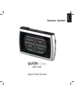 Harman Kardon guide+play GPS-500 Quick Start Manual preview