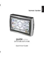 Preview for 1 page of Harman Kardon guide+play GPS-810 Quick Start Manual