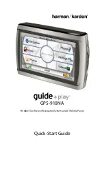 Harman Kardon guide+play GPS-910NA Quick Start Manual preview