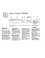 Preview for 5 page of Harman Kardon HD7125 Installation And Operation Manual