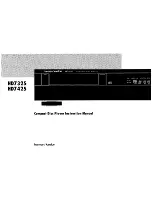 Harman Kardon HD7325 Instruction Manual preview