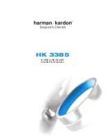 Preview for 1 page of Harman Kardon HK 3385 Owner'S Manual