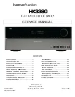 Harman Kardon HK 3390 Service Manual preview