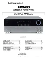 Harman Kardon HK 3480 Service Manual предпросмотр