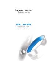 Предварительный просмотр 1 страницы Harman Kardon HK 3485 Owner'S Manual