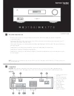 Harman Kardon HK 3700 Quick Start Manual предпросмотр