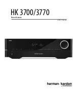 Предварительный просмотр 1 страницы Harman Kardon HK 3770 Owner'S Manual