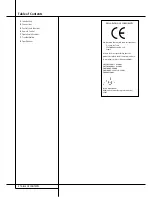 Preview for 2 page of Harman Kardon HK 980 Owner'S Manual