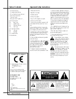 Предварительный просмотр 2 страницы Harman Kardon HK 990 Owner'S Manual